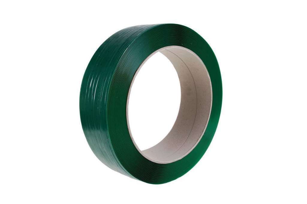 Afbeeldingen van Rol PET band 16mm / 1750 meter groen 70mu (kern 406mm)