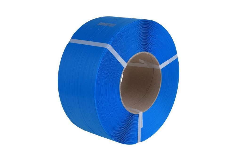 Afbeeldingen van Rol PP band 12mm / 3.000 meter 65mu Zwart (kern 200mm)